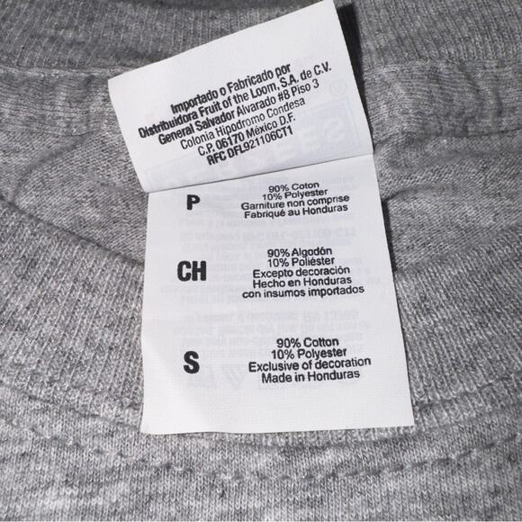 JERZEES St Patrick’s day Shirt Gray, unisex Size small (34/36) - Picture 4 of 5